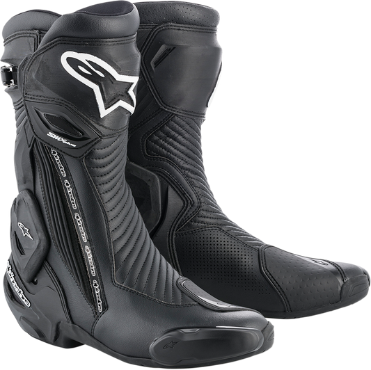 Alpinestars SMX Plus Motorcycle Boots - Black, US 5 / EU 38 - Model 2221019-10-38