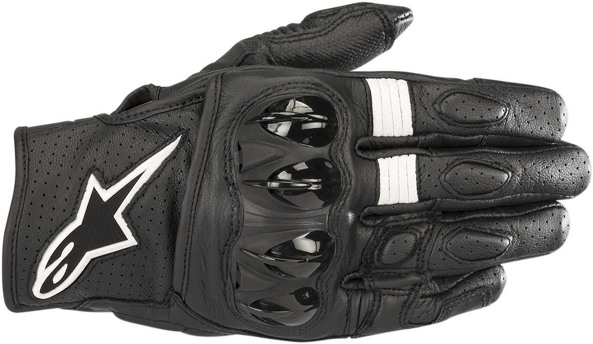 Alpinestars Celer V2 Gloves - Black and White, 3XL - Durable Racing-Grade Motorcycle Gloves