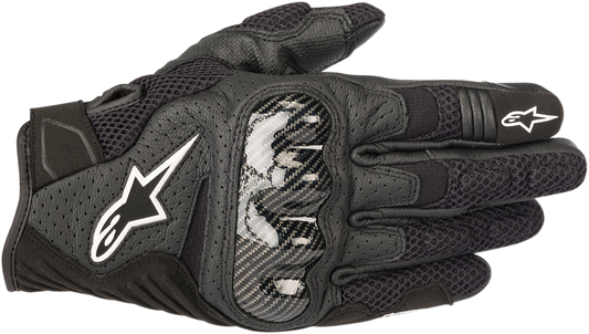 Alpinestars SMX-1 Air V2 Gloves - Black Medium (Part #3570518-10-M)