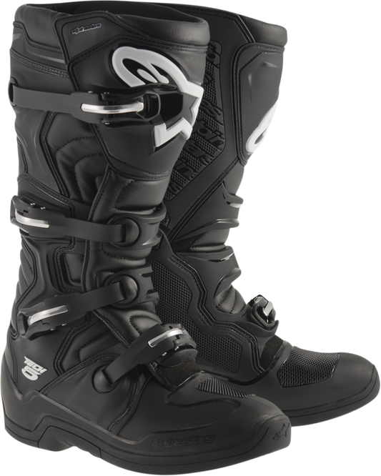 Alpinestars Tech 5 Off-Road Boots - Black, US 13 / EU 48 - Durable Motorcycle Footwear