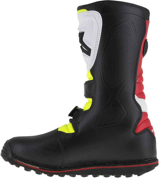 Alpinestars Tech-T Boots - White/Red/Yellow Fluorescent/Black, US 11 / EU 45.5 - Part 2004017-2351-11