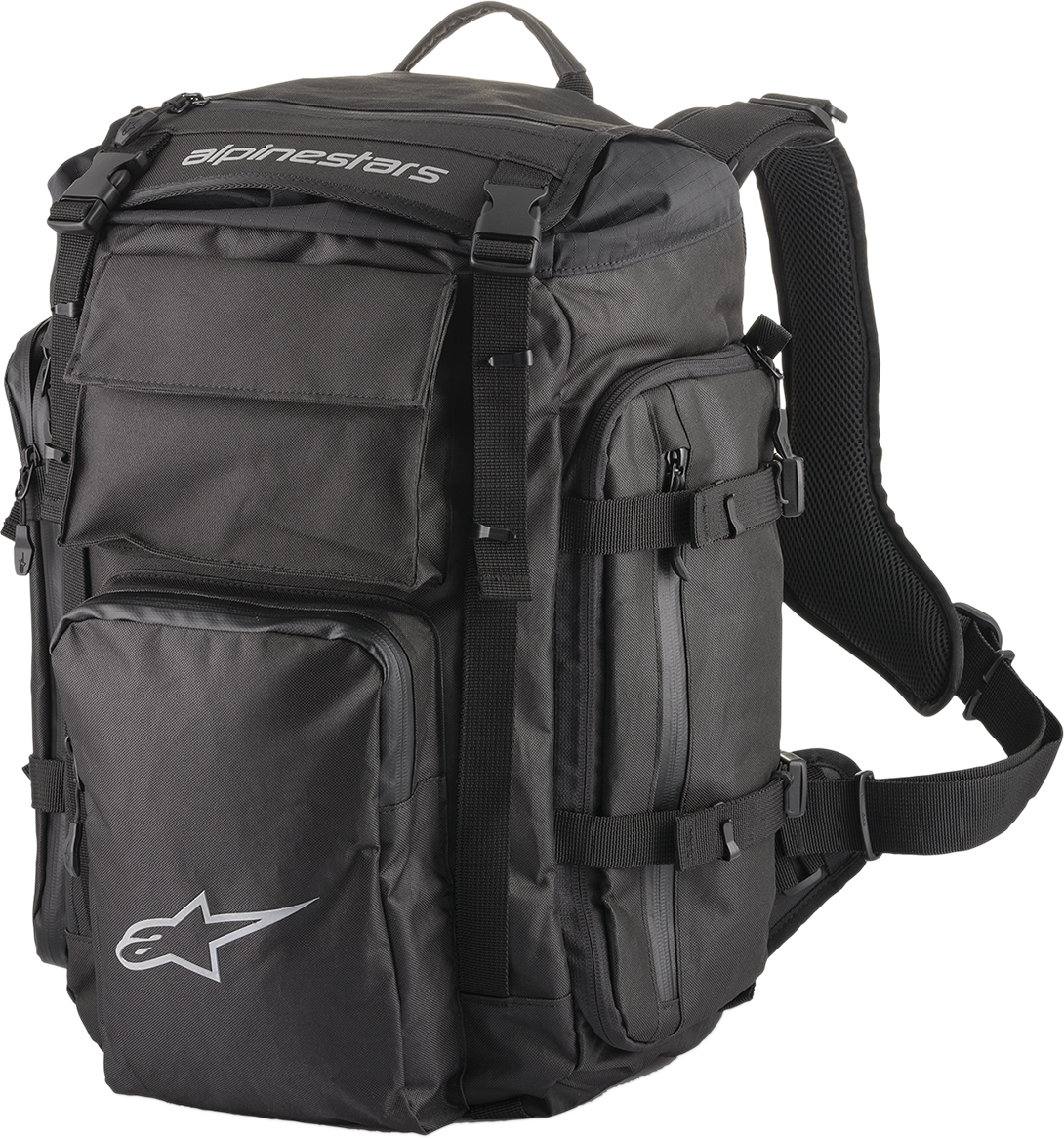 Alpinestars Overland Backpack 6106420-10 – 39-Liter Adventure Touring Pack with Laptop Pocket