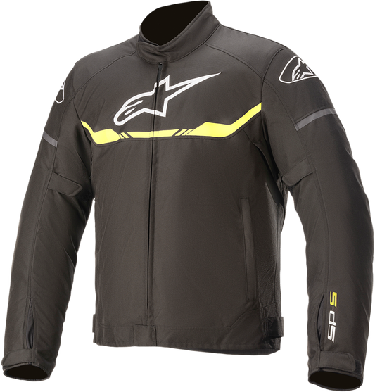 Alpinestars T-SP S Waterproof Jacket 2XL - Black and Yellow Fluo - Part 3200120-155-2X