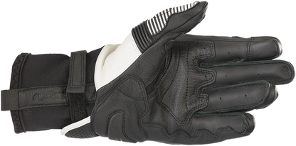 Alpinestars GPX V2 Gloves Black/White 2XL – Motorcycle Sport Summer Gloves with Enhanced Impact Protection