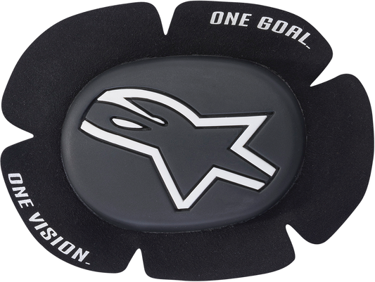 Alpinestars GP Sport Evo Knee Sliders - Black/White, Part 6403020-12