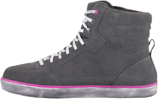 Alpinestars J-6 Waterproof Women's Shoes - Gray/Pink, US Size 8