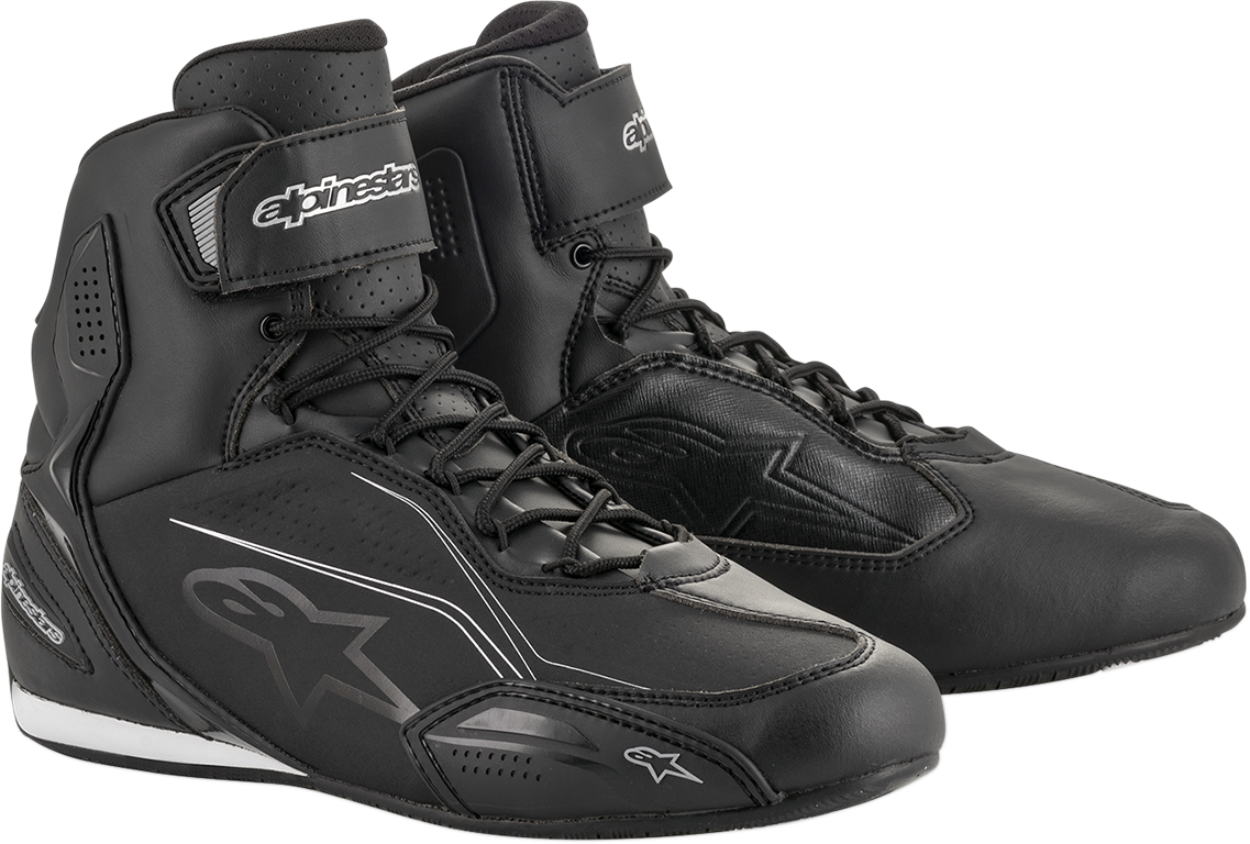 Alpinestars Stella Faster-3 Women's Motorcycle Shoes - Black and Silver, US Size 5 - Part No. 2510419119-5