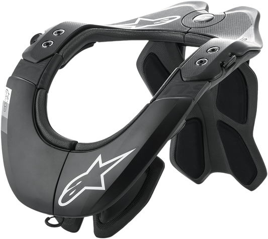 Alpinestars BNS Tech 2 Helmet Neck Support Black/Cool Gray L/XL (Part #6500019-105-LXL)