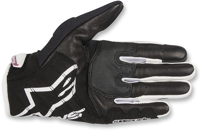 Alpinestars Stella SMX-2 Air Carbon V2 Gloves - Black and White, Medium