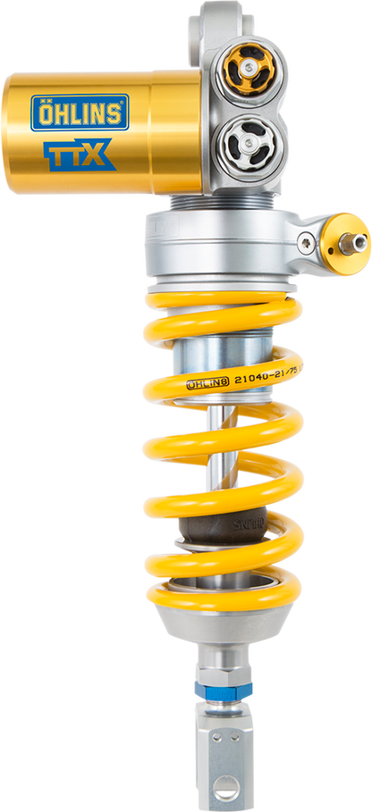 OHLINS TTX GP Shock Absorber DU 468 - High-Performance Twin-Tube Suspension for Motorcycles