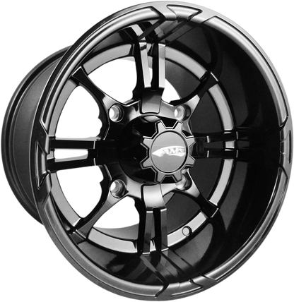 AMS Roll'n 108 Wheel - Rear 14x10 Black with Center Cap - Part 0230-0862