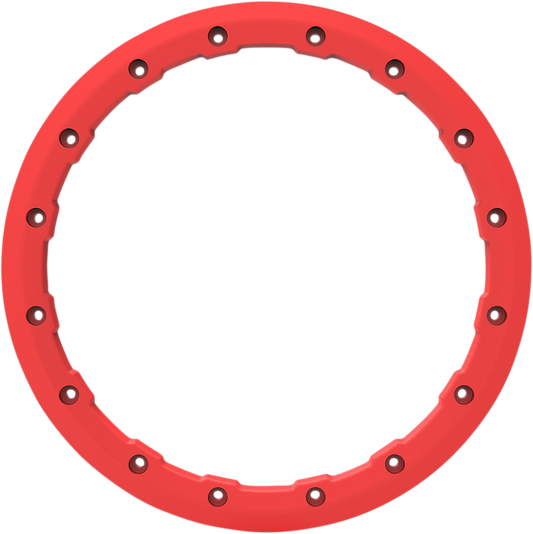 AMS Beadlock Ring Replacement for Roll'n 106 Wheels - 15 inch, Red - Part 15B04