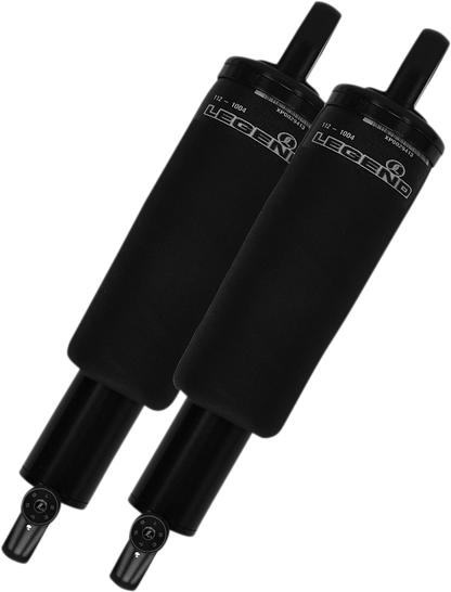 Legend Suspension AIR-A FL Adjustable Air Suspension System with Black Handlebar Control for FLH Models - Part No. 1311-0153