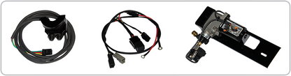 Legend Suspension AIR-A FL Adjustable Air Suspension System with Black Handlebar Control for FLH Models - Part No. 1311-0153