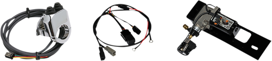 Legend Suspension AIR-A FL Adjustable Air Suspension System with Chrome Handlebar Control - Part 13110157