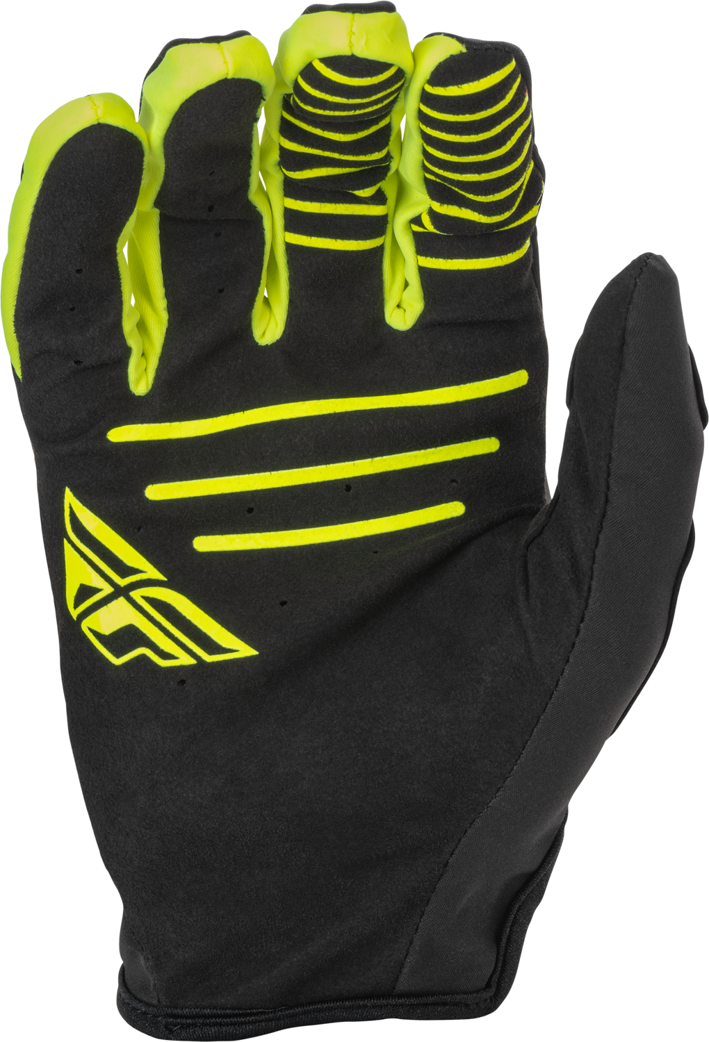 FLY RACING YOUTH WINDPROOF GLOVES BLACK/HI-VIS SZ 06'SZ 06