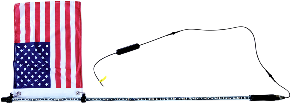 BRITE-LITES Color Changing LED Whip Rod BL-UTVWHIP4 – 4 Feet Bluetooth Controlled Flexible LED Light Stick