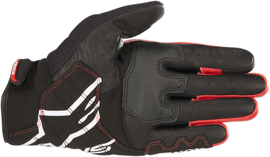 Alpinestars Honda SMX-2 Air Carbon V2 Gloves 3XL - Black/Red - Part 3567818-13-3X
