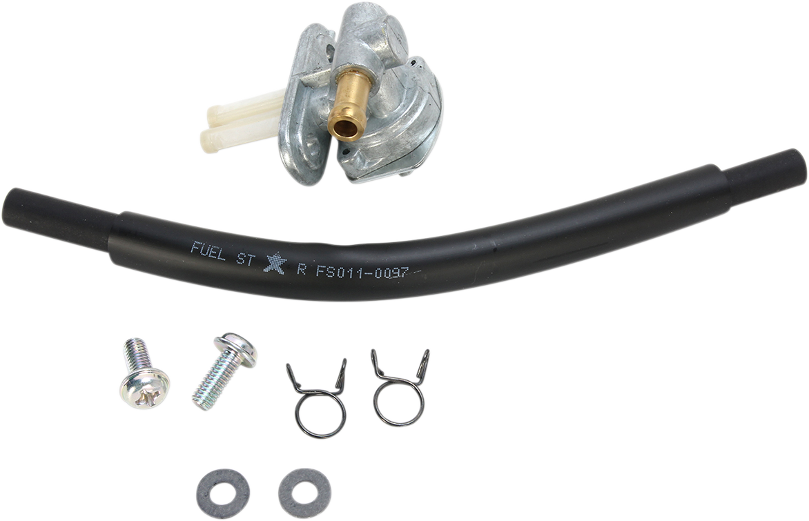 ALL BALLS Petcock Fuel Kit for Yamaha FS101-0152 – Includes Fuel Valve, Line, Clamps & Gaskets