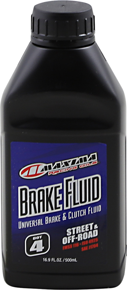 MAXIMA RACING OIL DOT 4 Brake Fluid - 16.9 fl oz (500 ml) Part Number 80-86916