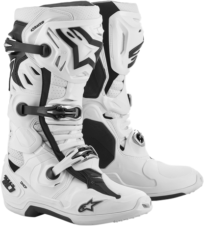 Alpinestars Tech 10 Supervented Boots - White, US 12 / EU 47, Part Number 2010520-20-12