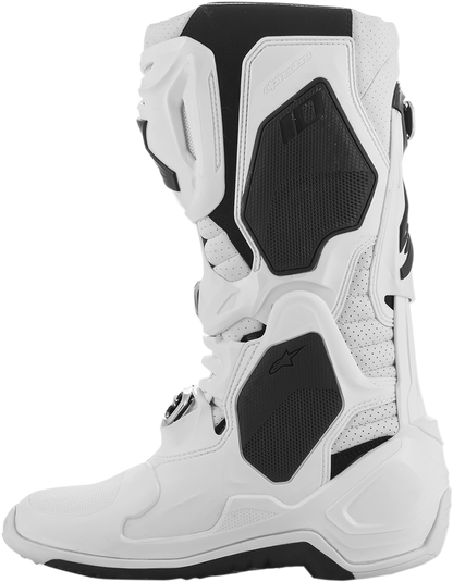 Alpinestars Tech 10 Supervented Boots - White US 14 / EU 49.5 - Motorcycle Off-Road Gear