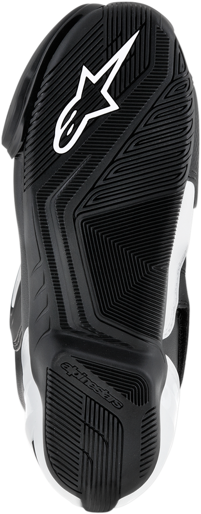 Alpinestars SMX-S Motorcycle Boots - Black and White, US Size 12 / EU 47 - Part 2223517-12-47