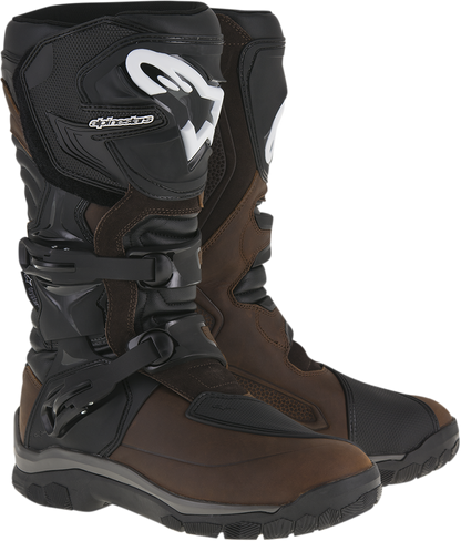 Alpinestars Corozal Adventure Drystar® Oiled Leather Boots - Brown, US 8 / EU 42 (Part Number 2047717-82-8)