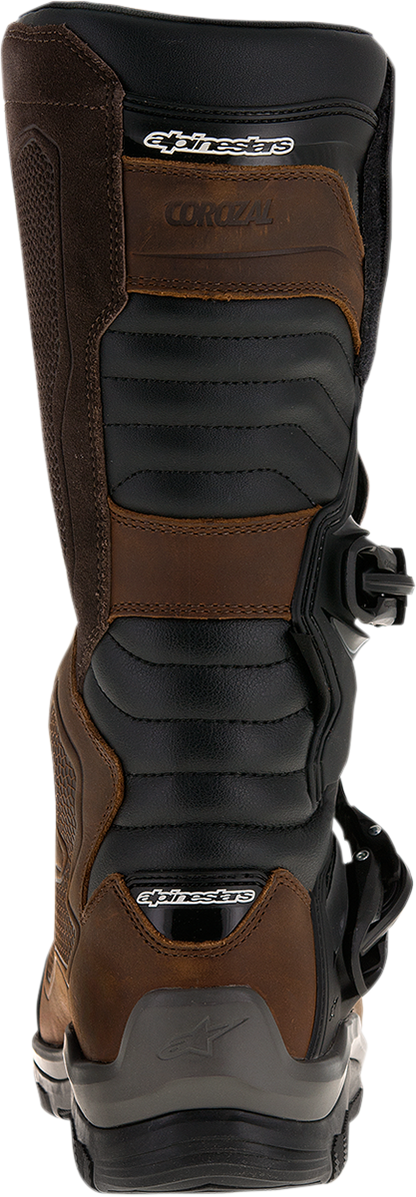 Alpinestars Corozal Adventure Drystar® Oiled Leather Boots - Brown, US 8 / EU 42 (Part Number 2047717-82-8)
