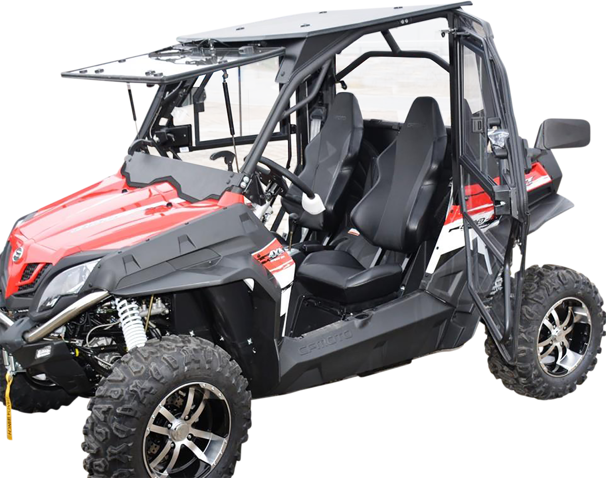 MOOSE OFFROAD Complete Cab Enclosure for CF Moto 7010 – Durable Safety Glass and Polycarbonate Components