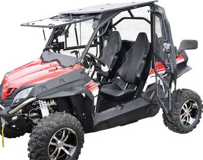 MOOSE OFFROAD Complete Cab Enclosure for CF Moto 7010 – Durable Safety Glass and Polycarbonate Components