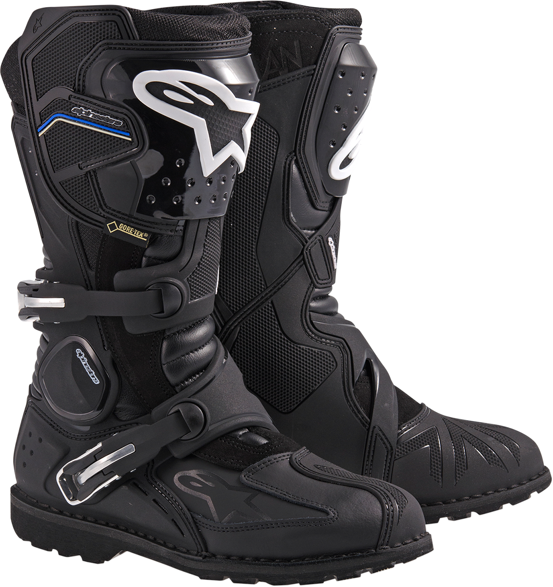 Alpinestars Toucan Gore-Tex Boots - Black US 11 | Superior Motorcycle Footwear with Advanced Support and Waterproof Design
