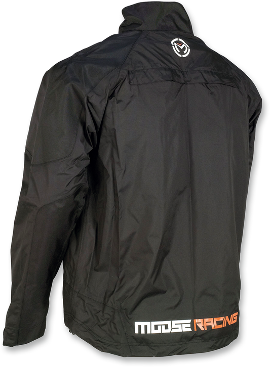 Moose Offroad Youth XC1 Rain Jacket Black - US Size 10, Part Number 2922-0068