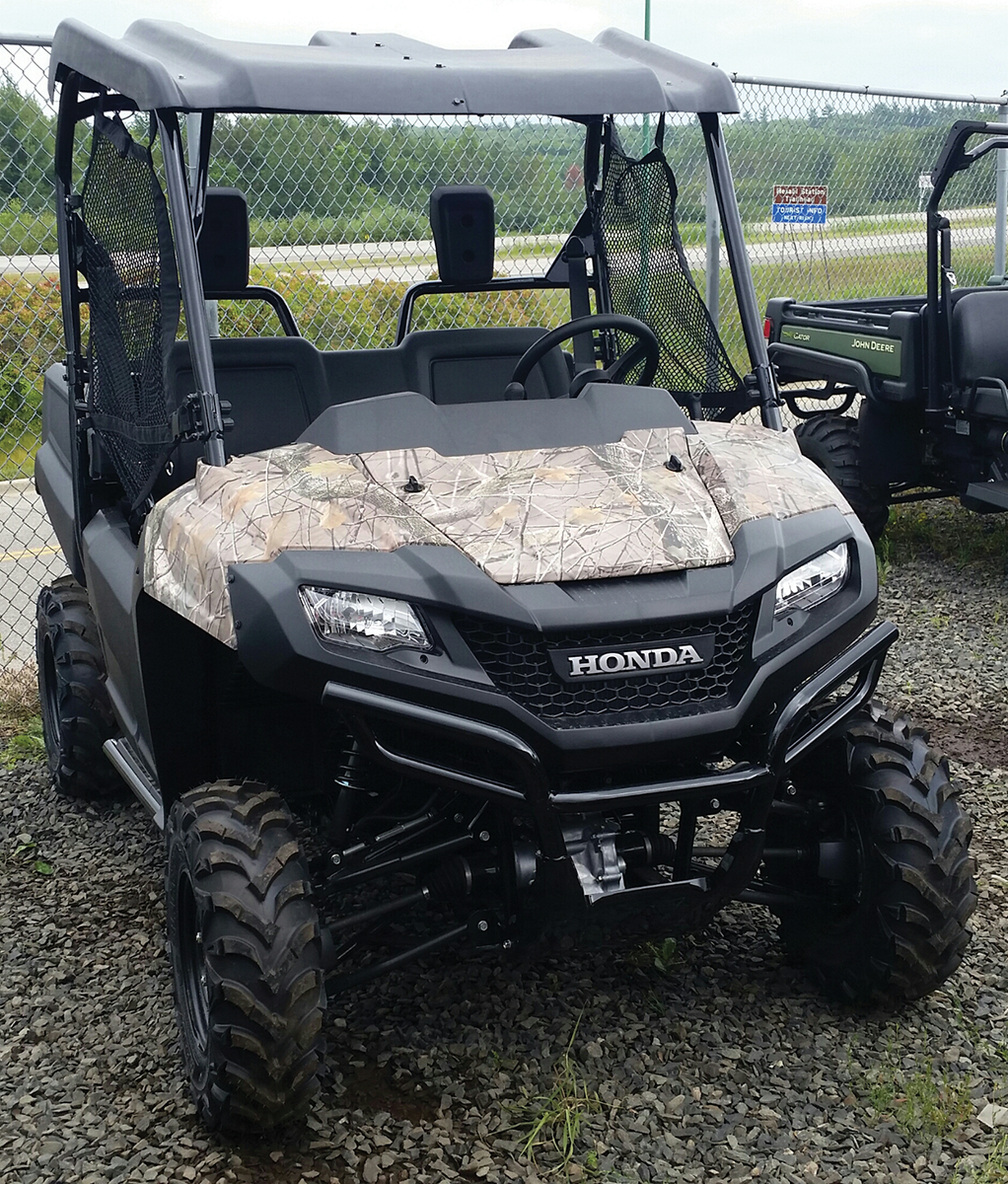 Moose Offroad V000100-11056M UTV Two-Piece Roof with Molded-In Cargo Tray and Drains