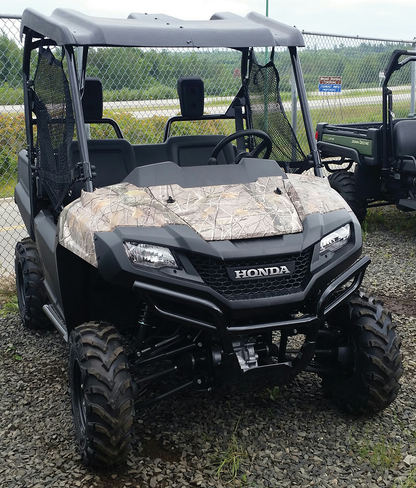 Moose Offroad V000100-11056M UTV Two-Piece Roof with Molded-In Cargo Tray and Drains