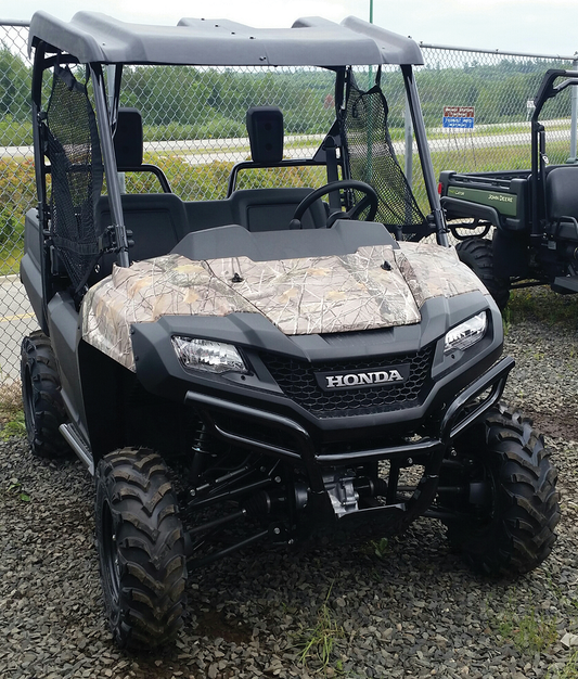Moose Offroad V000100-11056M UTV Two-Piece Roof with Molded-In Cargo Tray and Drains