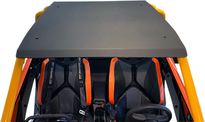 Moose Offroad V000219-11056M UTV Roof – One-Piece Polyethylene with Molded-in Cargo Tray and Drains