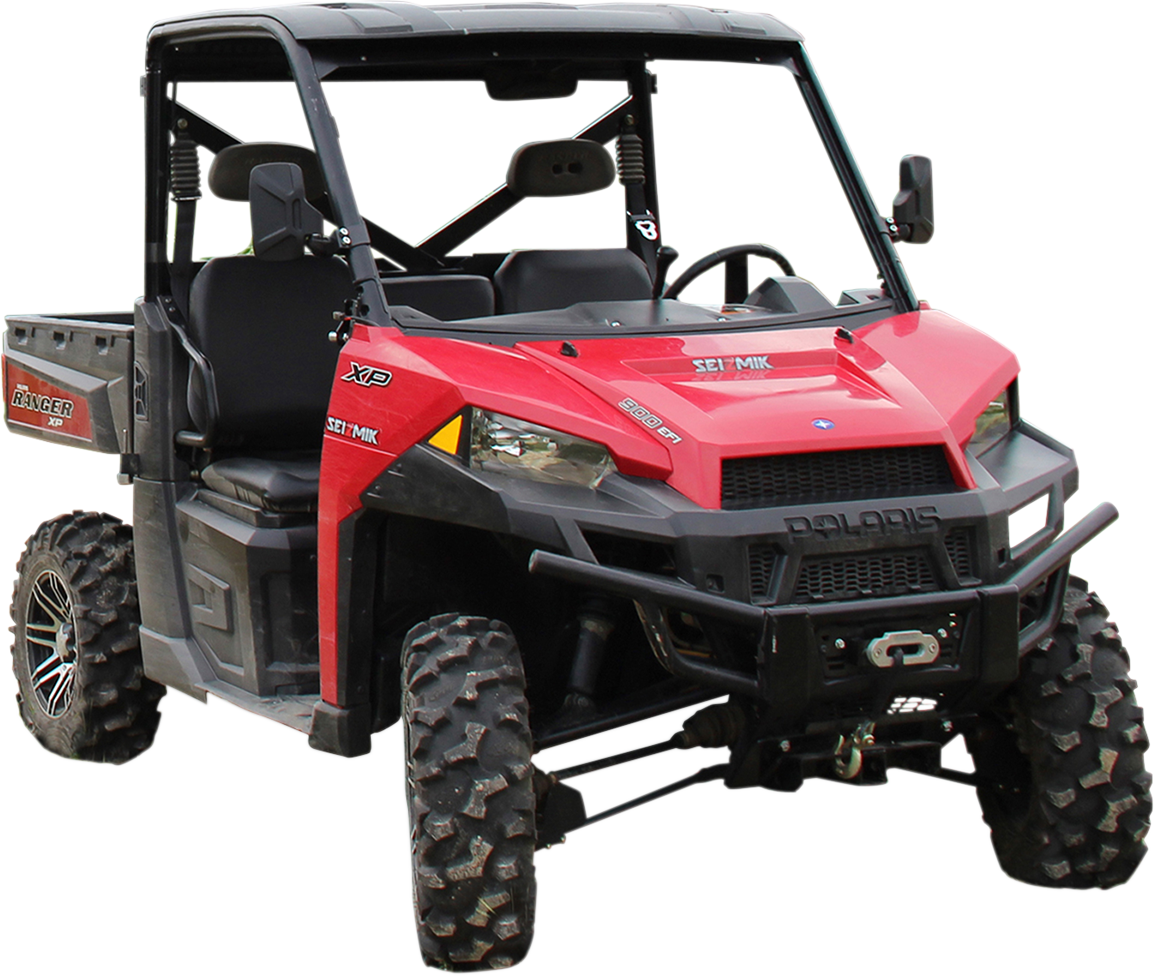 MOOSE OFFROAD Ranger Pro-Fit Side View Mirror with Break-away Housing - Black, Part Number 56-18083A
