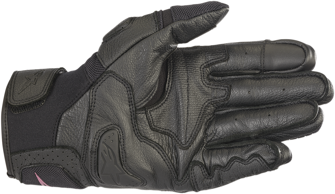 Alpinestars Stella SPX Air Carbon V2 Gloves – Women’s Summer Riding Gloves in Black/Fuchsia, Size Large