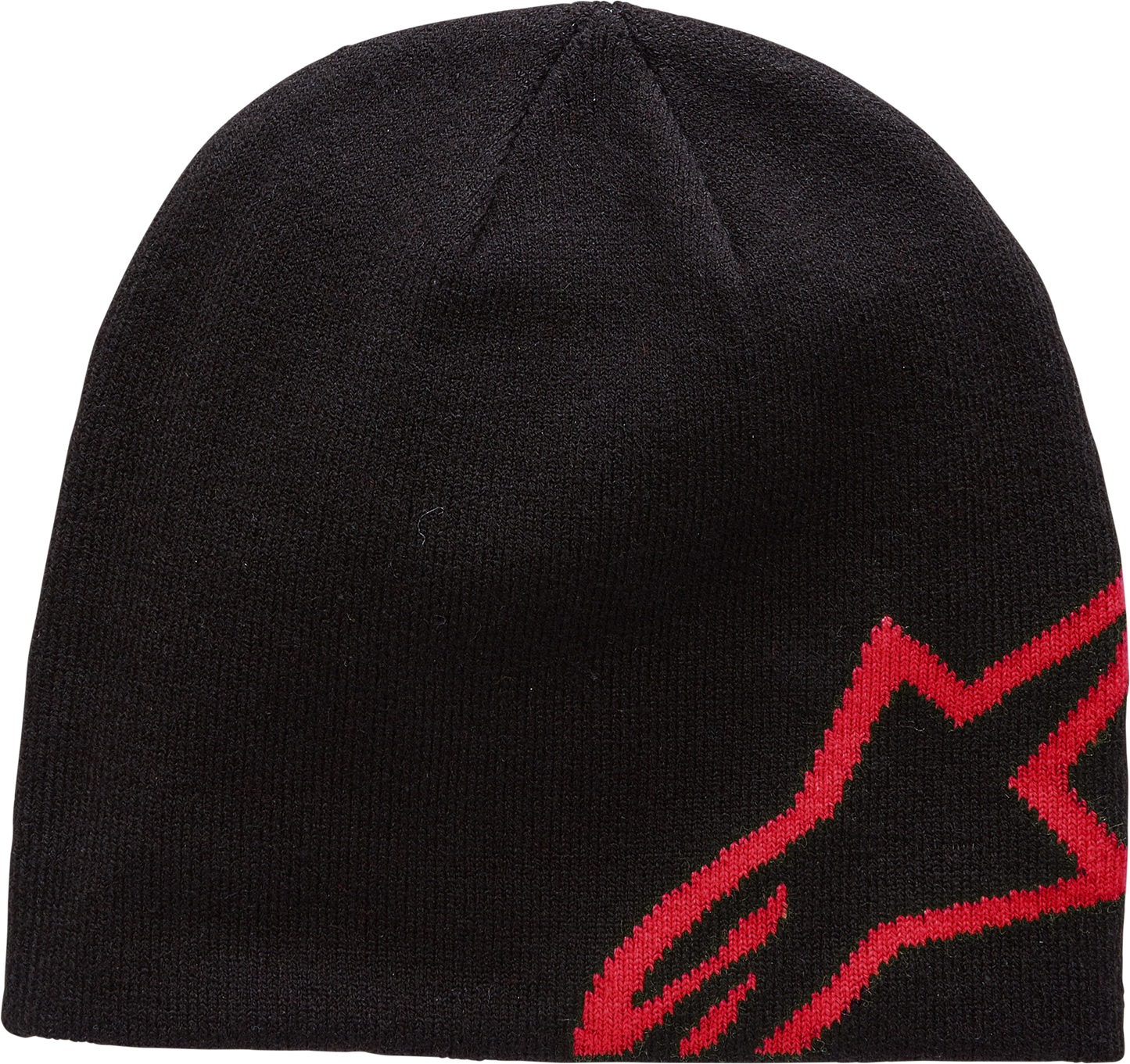 Alpinestars Corp Shift Beanie Black/Red - Comfortable Acrylic Knit with Logo Branding