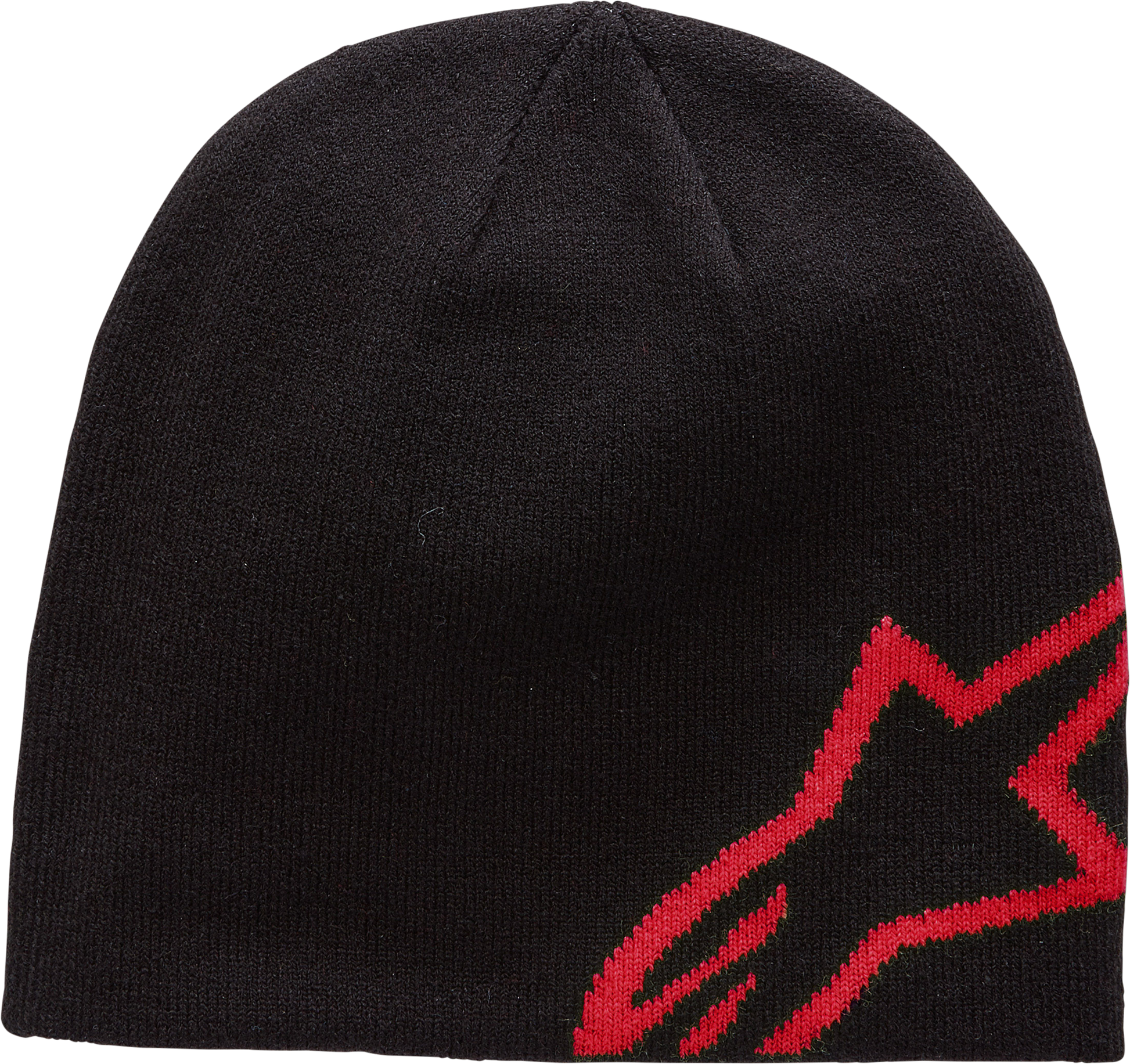 Alpinestars Corp Shift Beanie Black/Red - Comfortable Acrylic Knit with Logo Branding