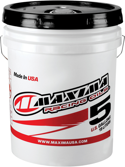 Maxima Racing Oil 59505-10 Racing Fork Fluid - 10 Weight, 5 Gallon Pail