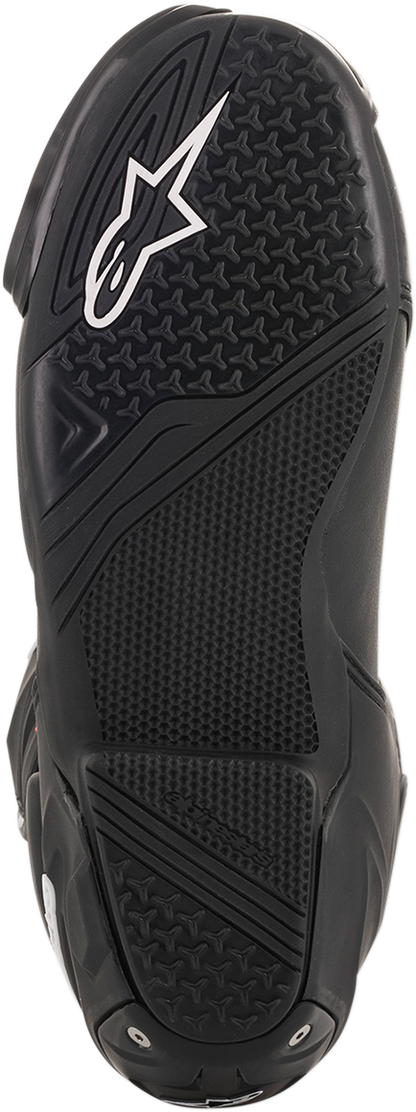 Alpinestars SMX Plus Motorcycle Race Boots - Black/White/Red Fluorescent US 6.5 / EU 40 - Part 2221019-1231-40