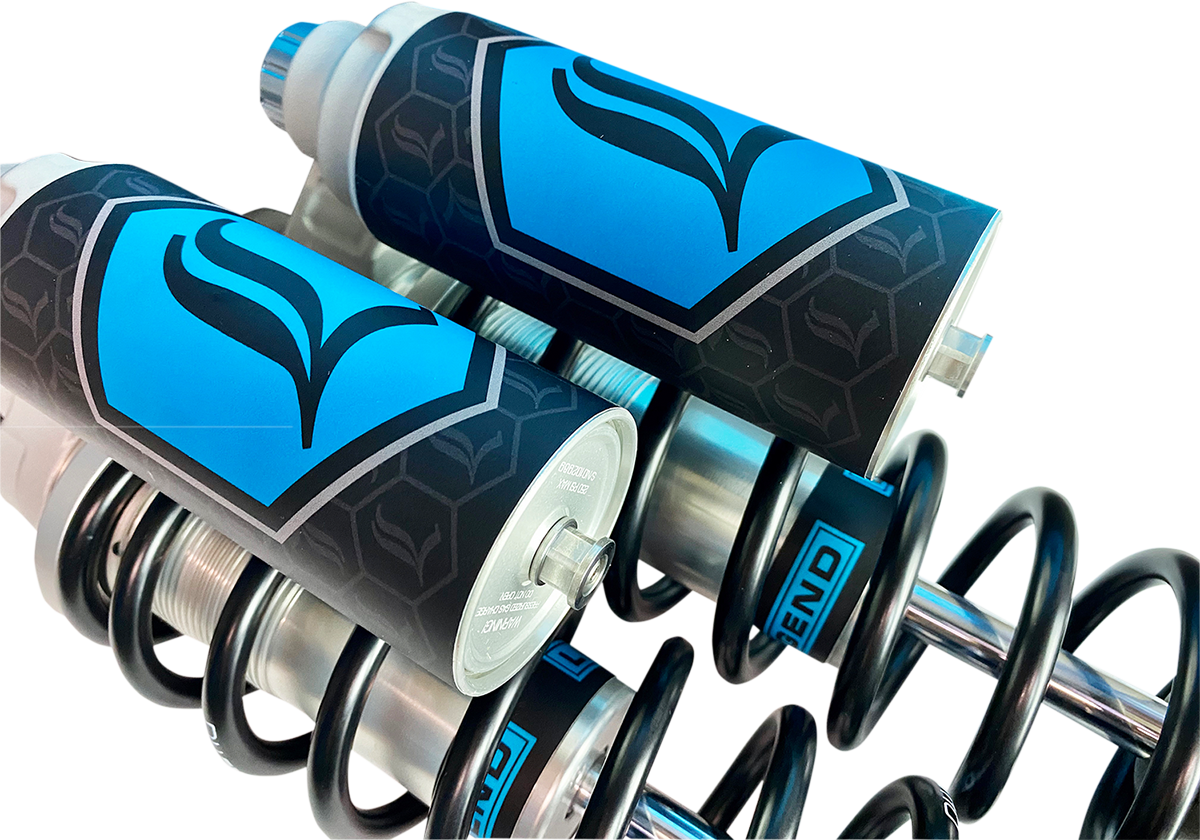 Legend Suspension Revo ARC Piggyback Shocks for 1984-2000 FXR, 14-Inch, Clear Finish - Part 1310-1948