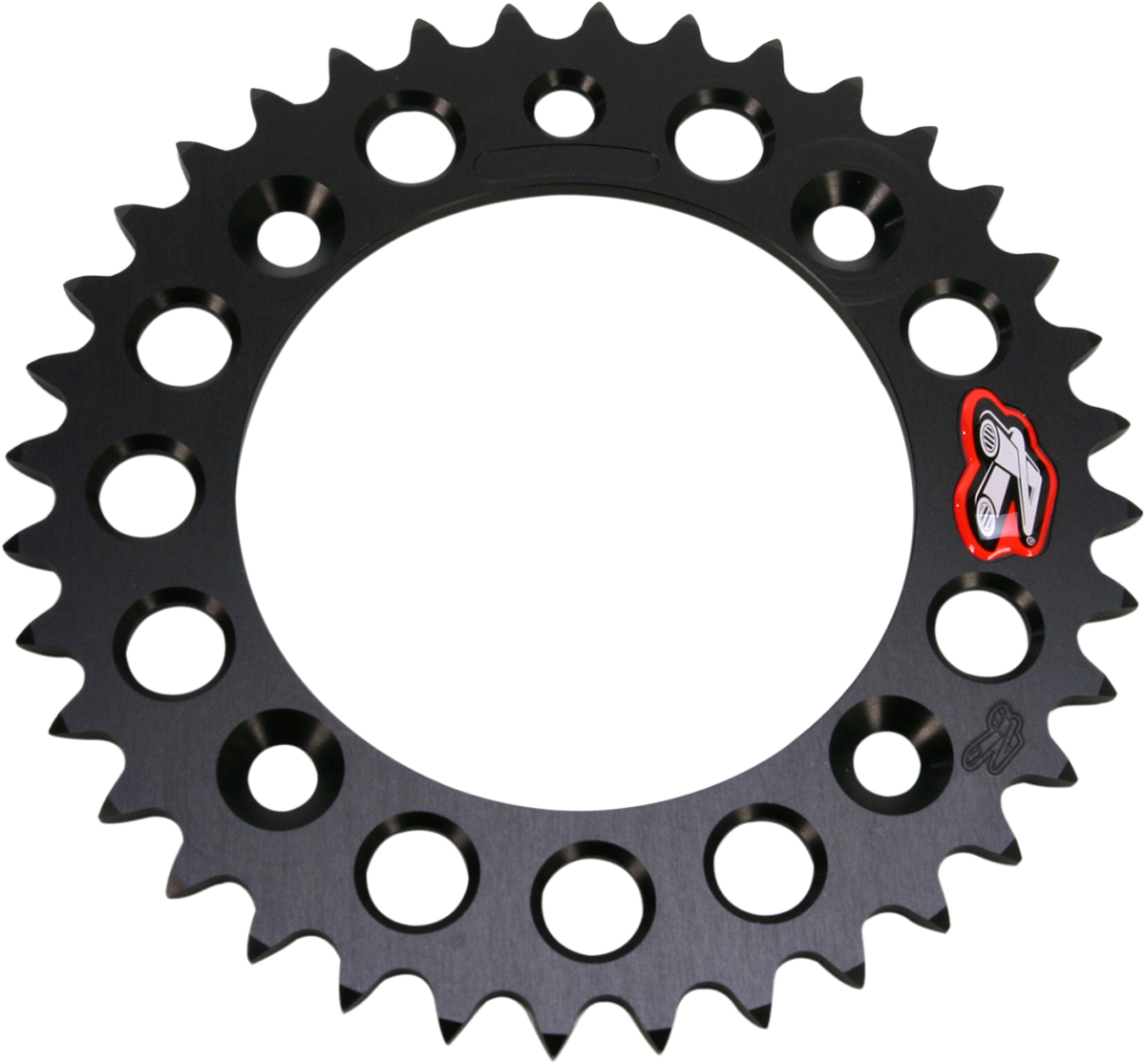 Renthal Rear Sprocket 40 Tooth Aluminum Black for Gas Gas, Husqvarna, KTM 491--415-40P-BK