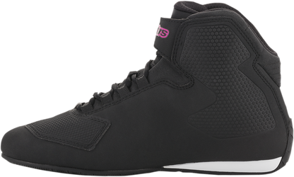 Alpinestars Stella Sektor Shoes - Women’s Lightweight Racing Footwear, Black and Pink, US 6.5 / EU 38