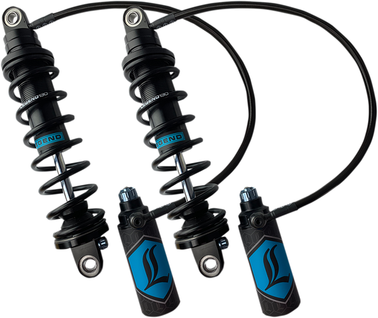 Legend Suspension Revo ARC Remote Reservoir Shocks - 13-Inch Heavy Duty Black by Legend Suspension Part 1310-1879