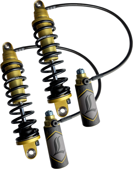 Legend Suspension Revo ARC Remote Reservoir Shocks - 14-Inch Heavy Duty Gold by Legend Suspension Part 1310-1909