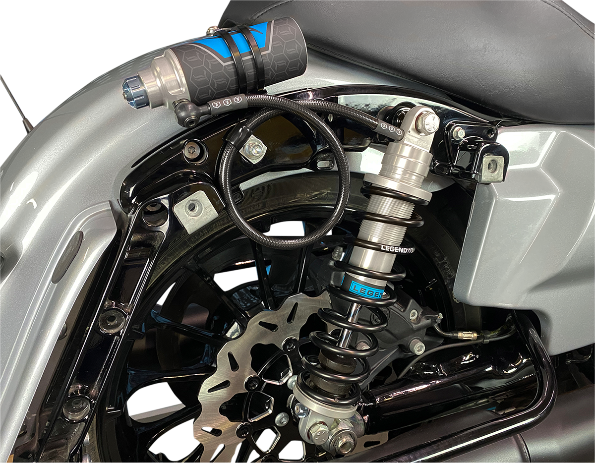 Legend Suspension Revo ARC Remote Reservoir Shocks - 13 Inch Heavy Duty Clear by Legend Suspension Part 1310-1935