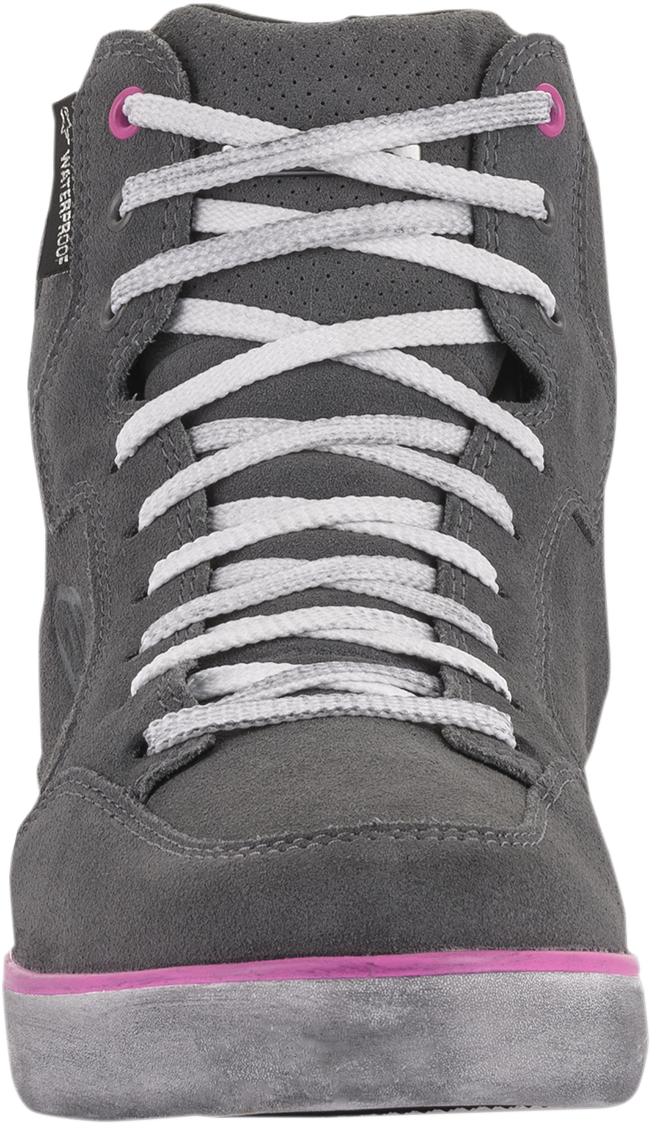 Alpinestars J-6 Waterproof Women's Shoes – Gray and Pink, US 5